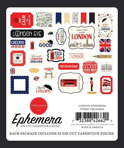 Carta Bella London Ephemera-Icons