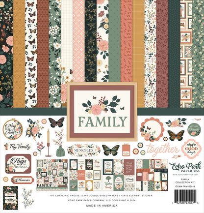 Echo Park Collection Kit 12"X12"-Family