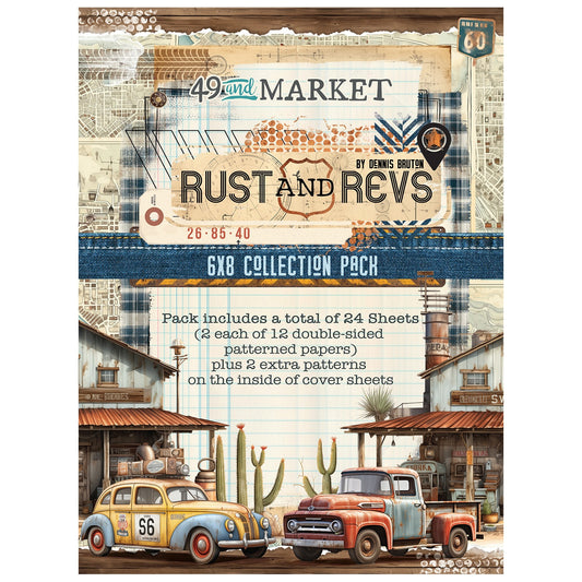 49 And Market Rust And Revs Collection Pack 6"X8