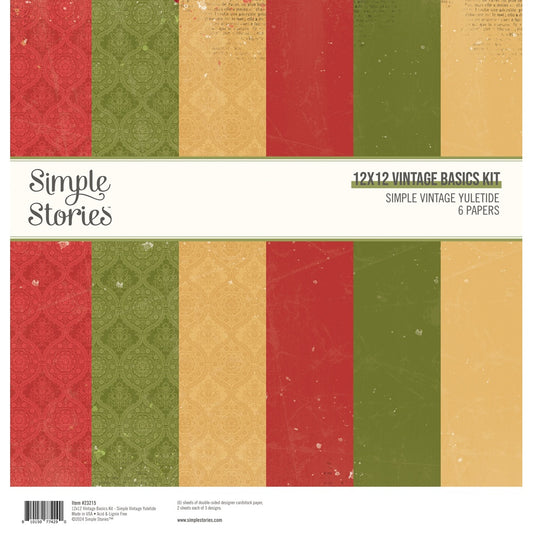 Simple Stories Simple Vintage Yuletide Basics Kit