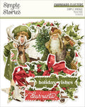 Simple Vintage Yuletide Chipboard-Clusters