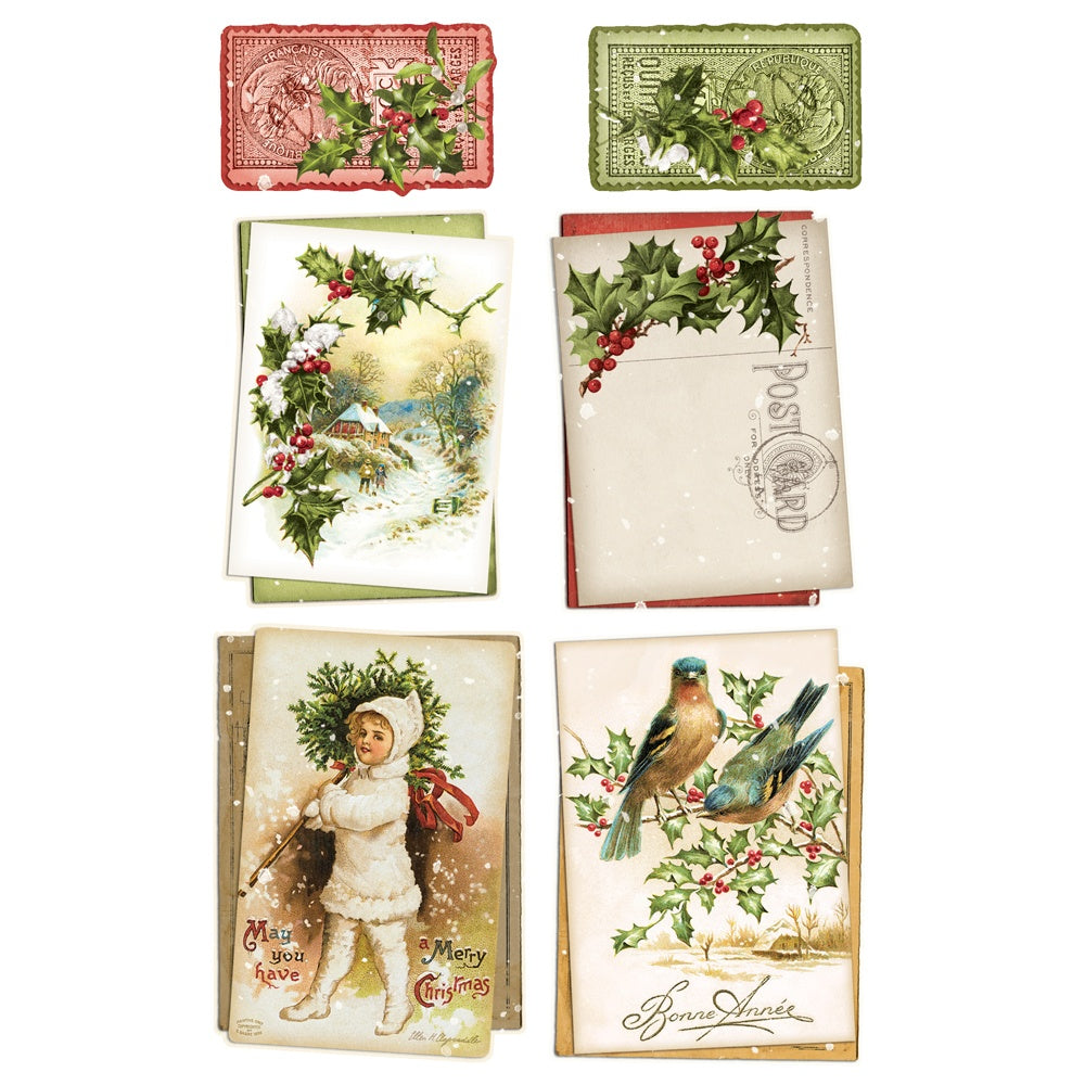 Simple Vintage Yuletide Sticker Book