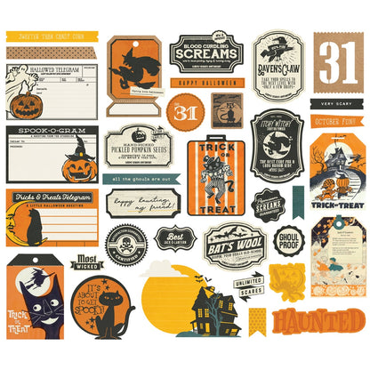 Simple Stories Simple Vintage Scary Stories Bits & Pieces-Journal