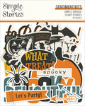 Simple Vintage Scary Stories Bits & Pieces-Sentiment