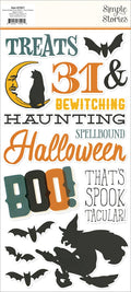 Simple Vintage Scary Stories Stickers-Foam