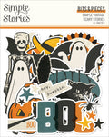 Simple Vintage Scary Stories Bits & Pieces-Icons