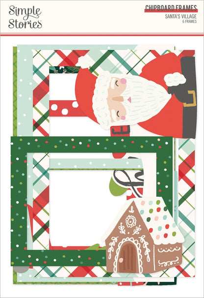 Simple Stories Santa's Village Chipboard Frames