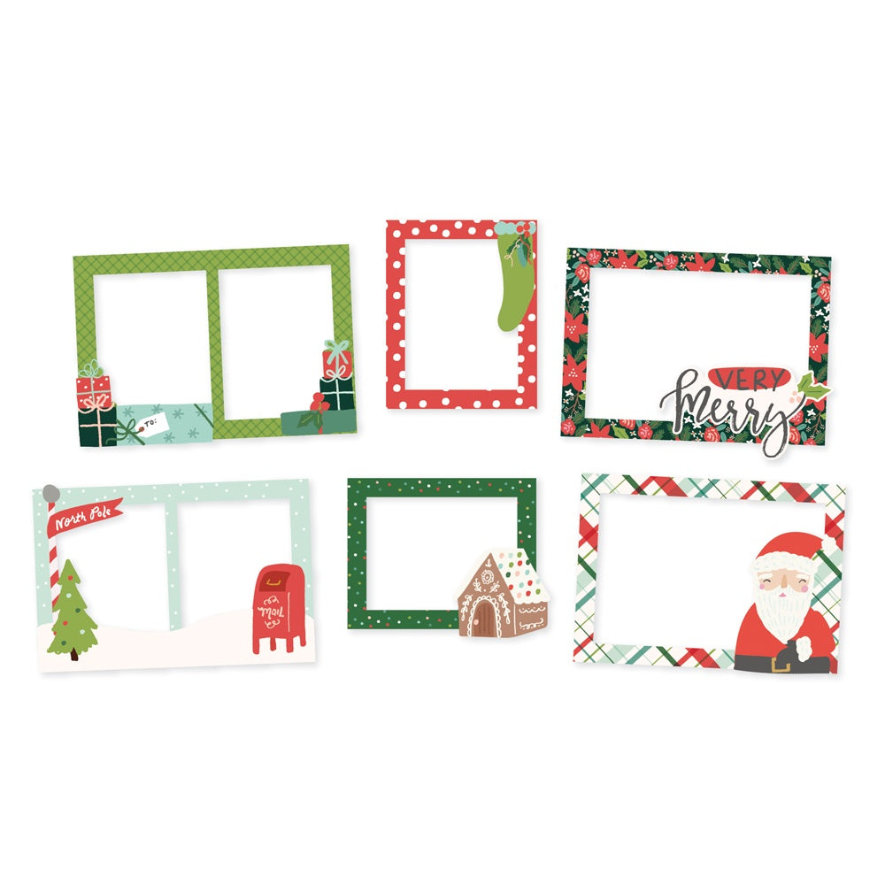 Simple Stories Santa's Village Chipboard Frames