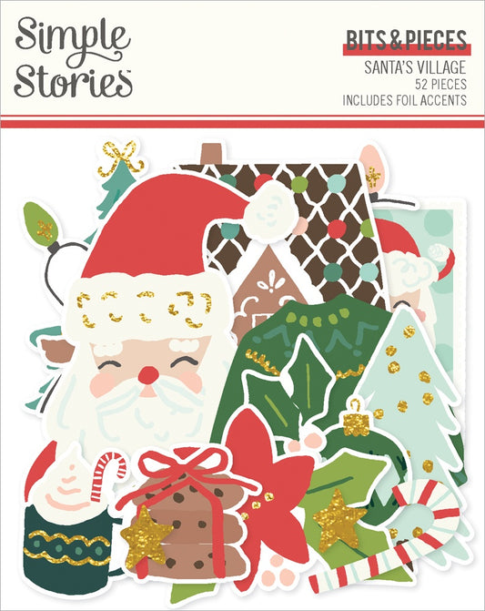 Simple Stories Santa's Village Bits & Pieces-Icons