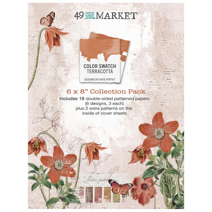 49 And Market  Color Swatch: Terracotta  Collection Pack 6"X8"