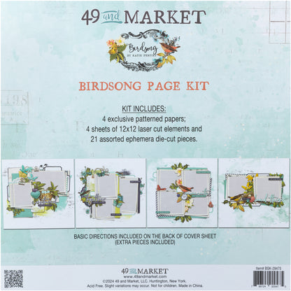 49 And Market Birdsong Page Kit