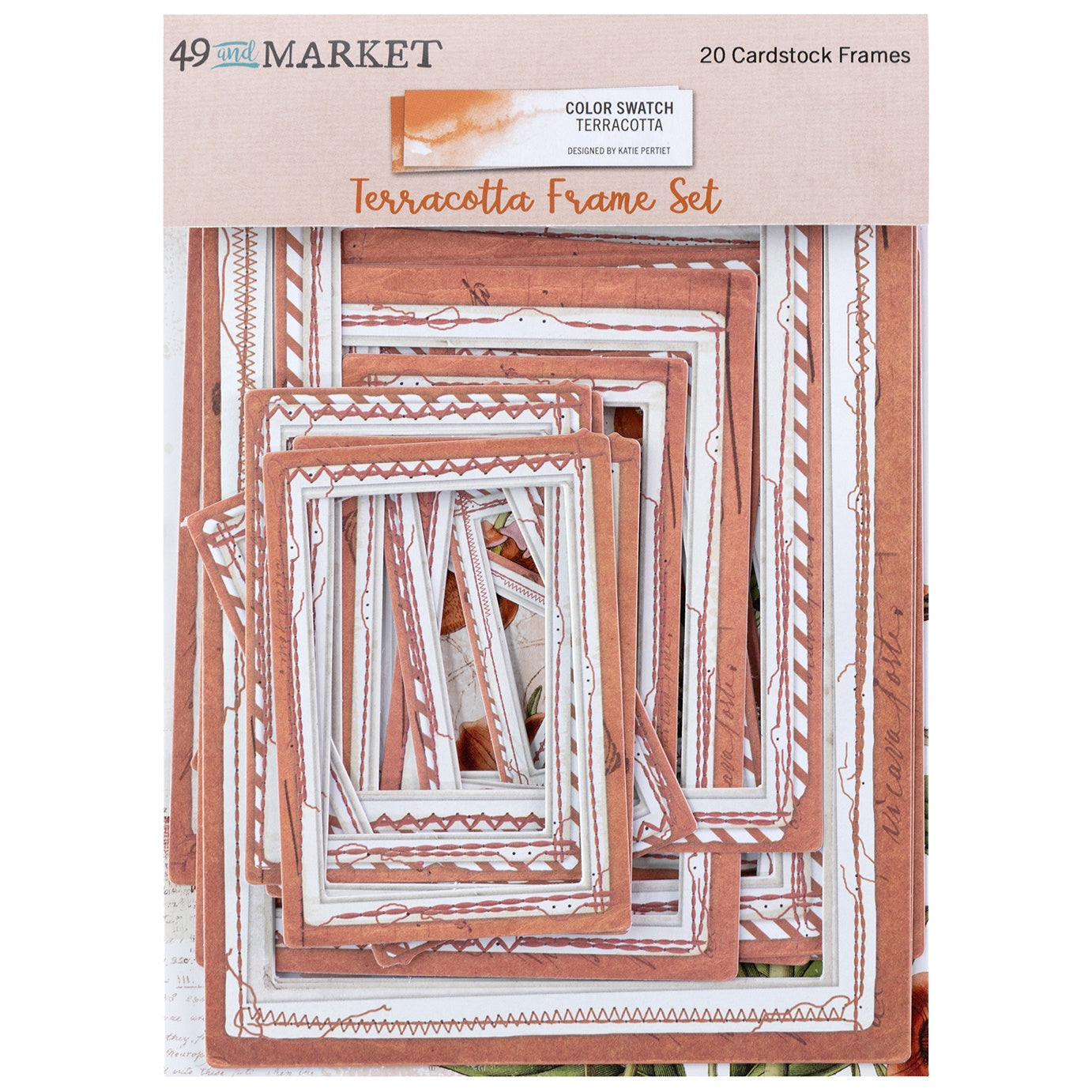 49 And Market  Color Swatch: Terracotta Frame Set