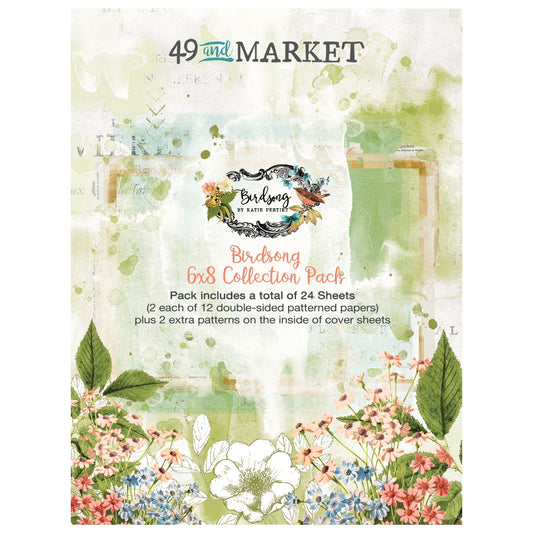 49 And Market Birdsong Collection Pack 6"X8"