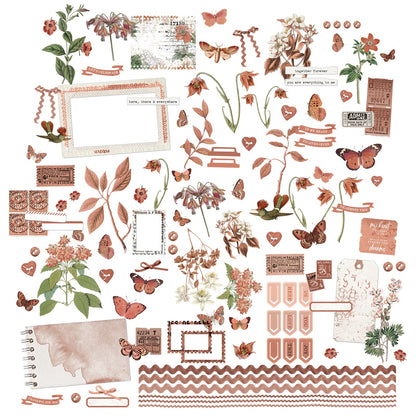 49 And Market  Color Swatch: Terracotta Laser Cut Outs-Elements