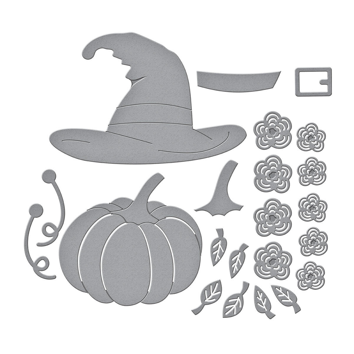 Spellbinders Etched Dies By Nichol Spohr-Faux Embroidered Pumpkin