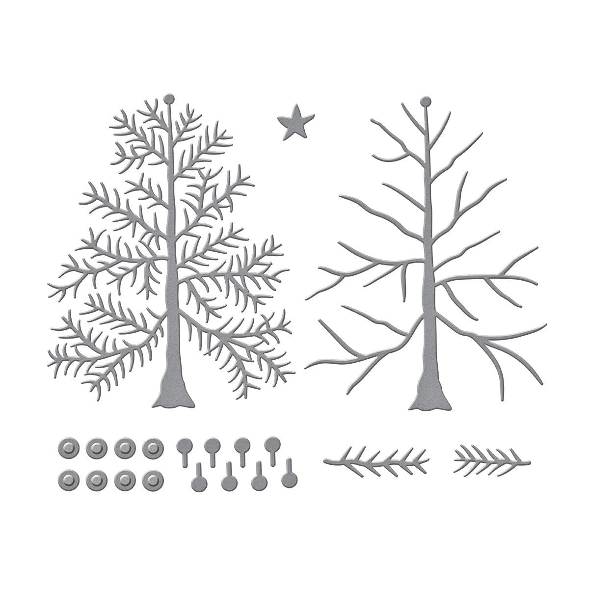 Spellbinders Etched Dies By Nichol Spohr-Faux Embroidered Spruce