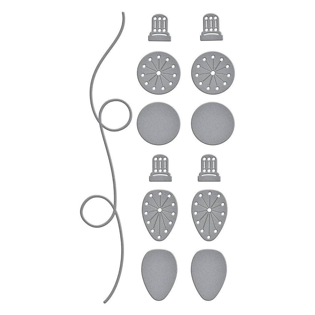 Spellbinders Etched Dies From Stitched Bright-Stitched String Lights