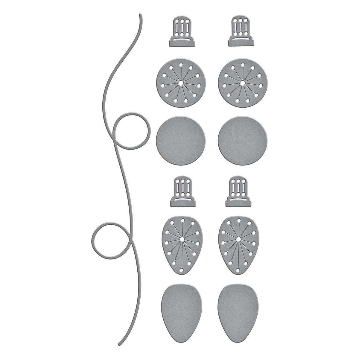 Spellbinders Etched Dies From Stitched Bright-Stitched String Lights