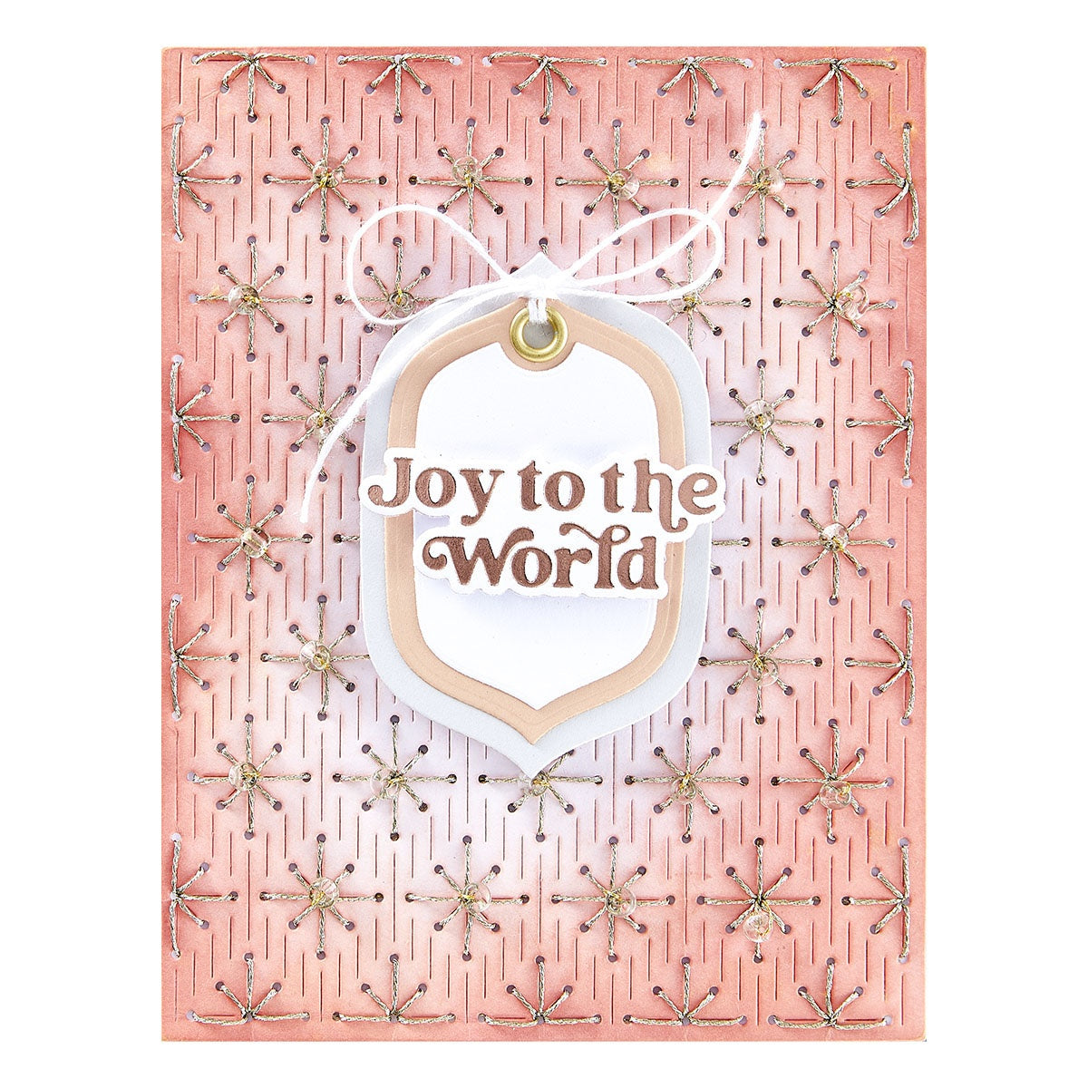 Spellbinders Etched Dies From Stitched Bright-Stitched Starfilled Background