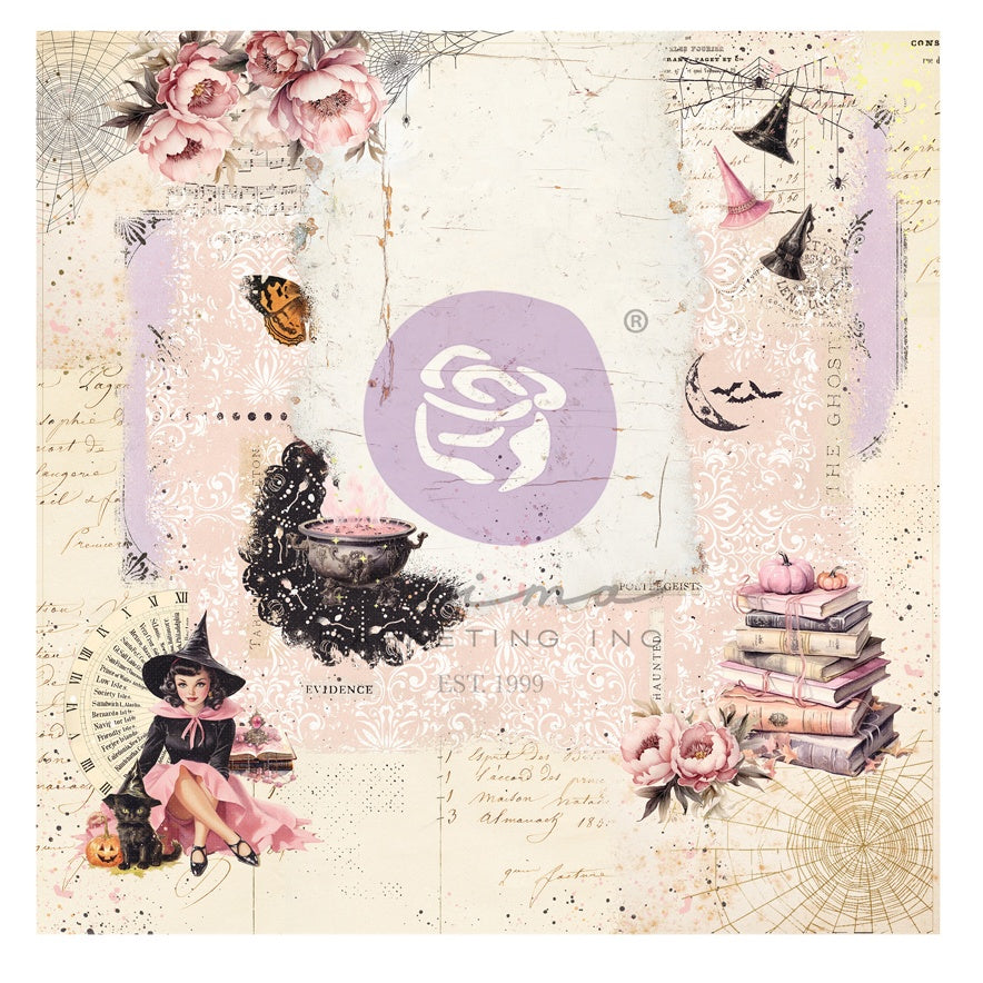 Prima Magic Spell by Frank Garcia Double-Sided Cardstock 12X12 -Magical Season