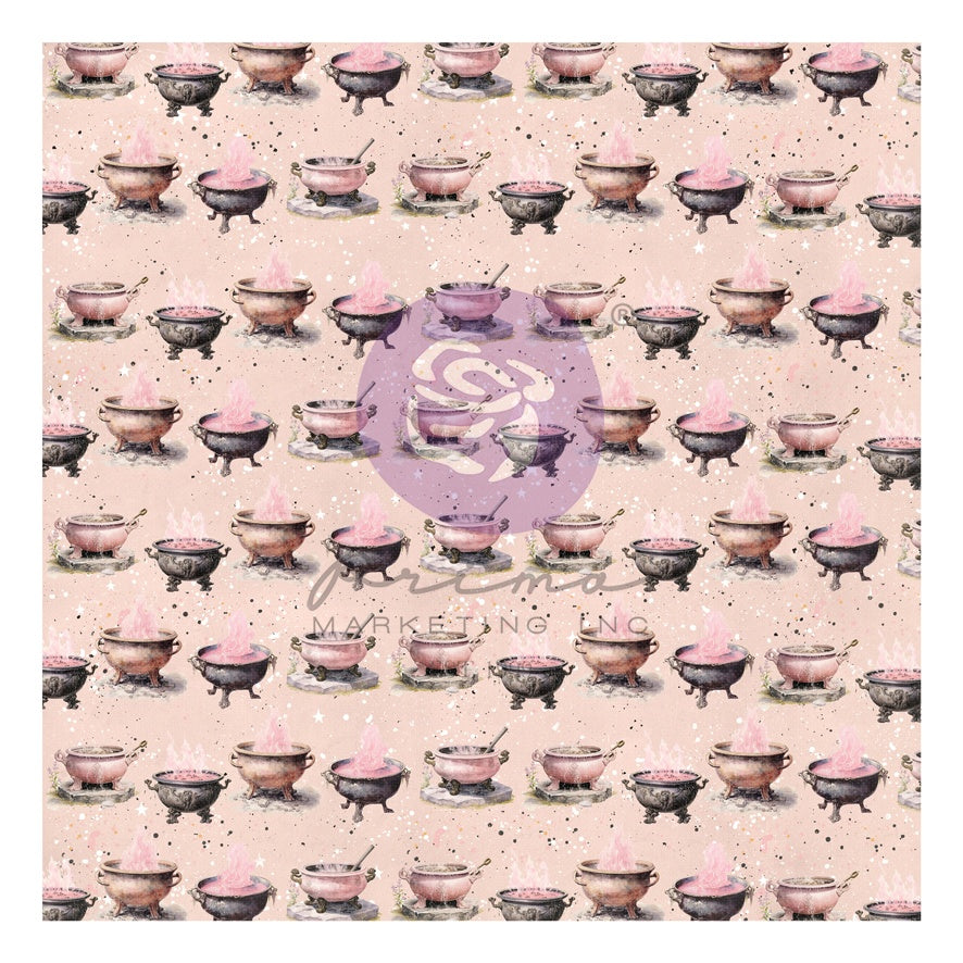 Prima Magic Spell by Frank Garcia Double-Sided Cardstock 12X12 -Magical Season