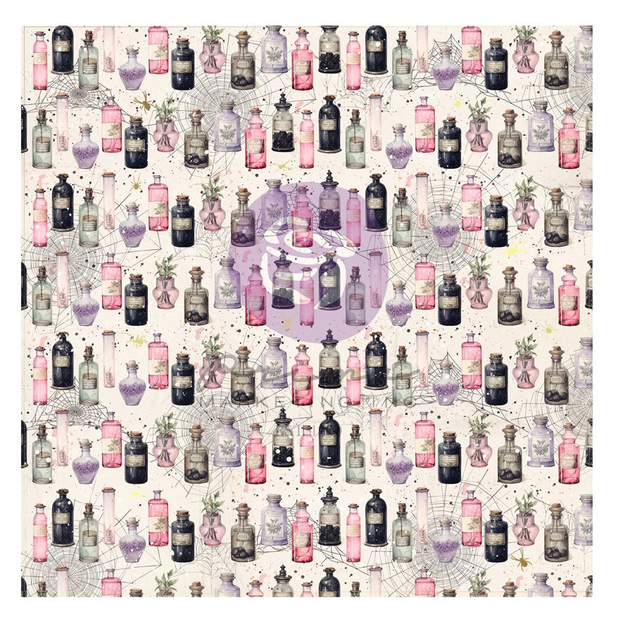 Prima Magic Spell by Frank Garcia Double-Sided Cardstock 12X12 -Potions