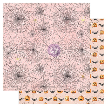 Prima Magic Spell by Frank Garcia Double-Sided Cardstock 12X12 -Spider Webs