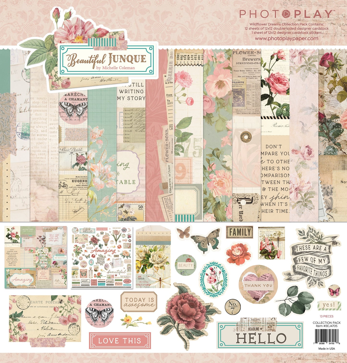 PhotoPlay Beautiful Junque Collection Pack