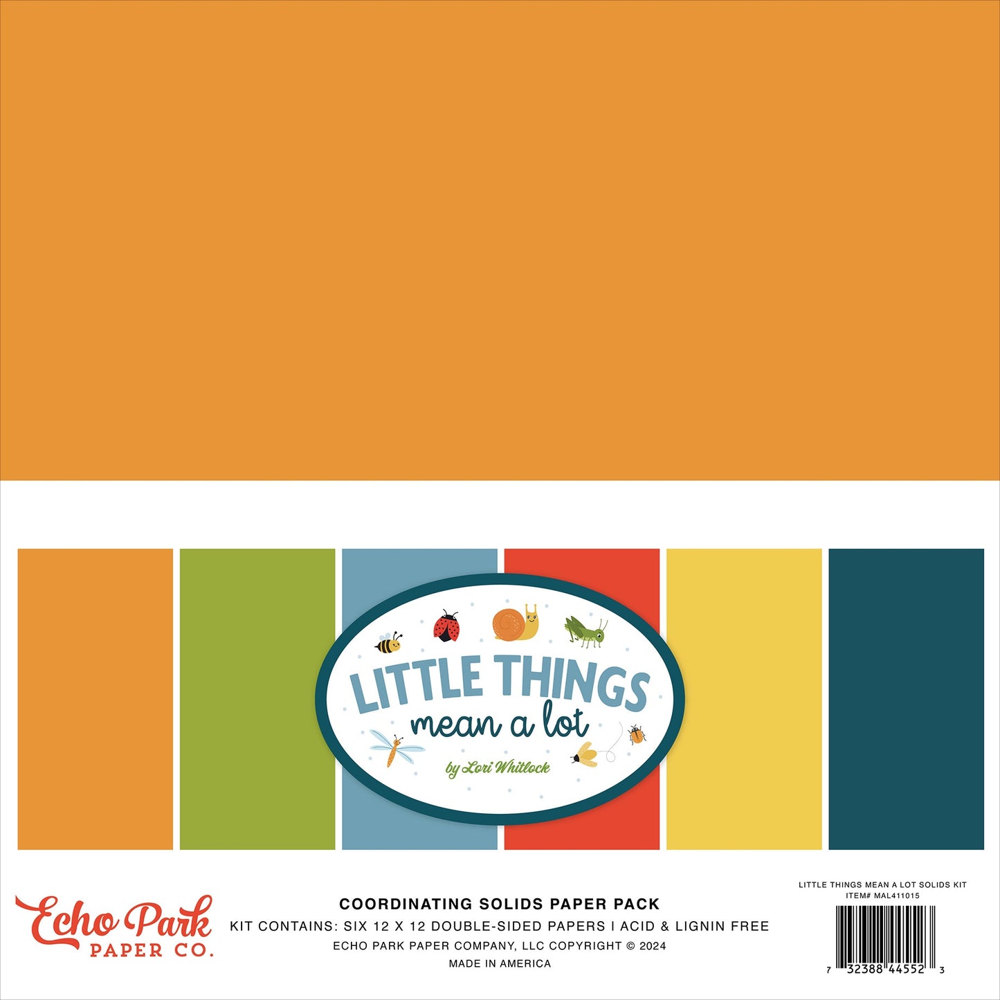 Echo Park Little Things Mean A Lot Solids Collection Kit