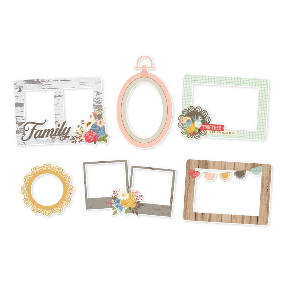 Simple Stories Front Porch Chipboard Frames