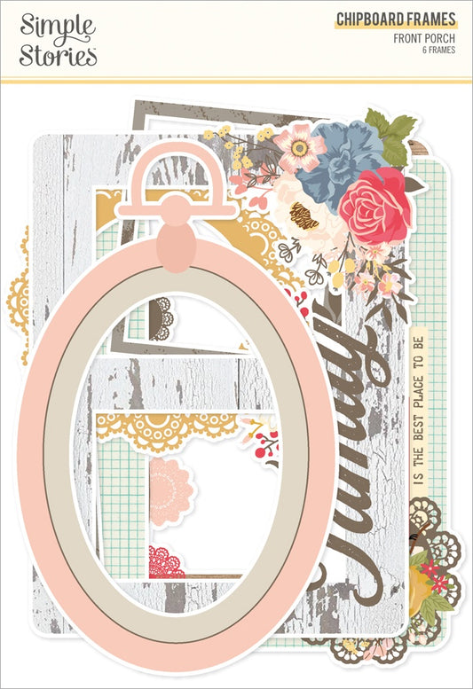 Simple Stories Front Porch Chipboard Frames