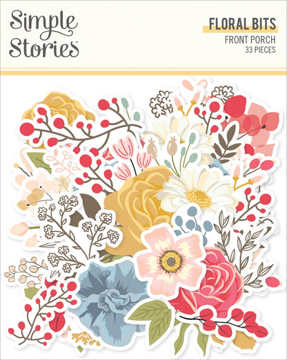 Simple Stories Front Porch Bits & Pieces-Floral