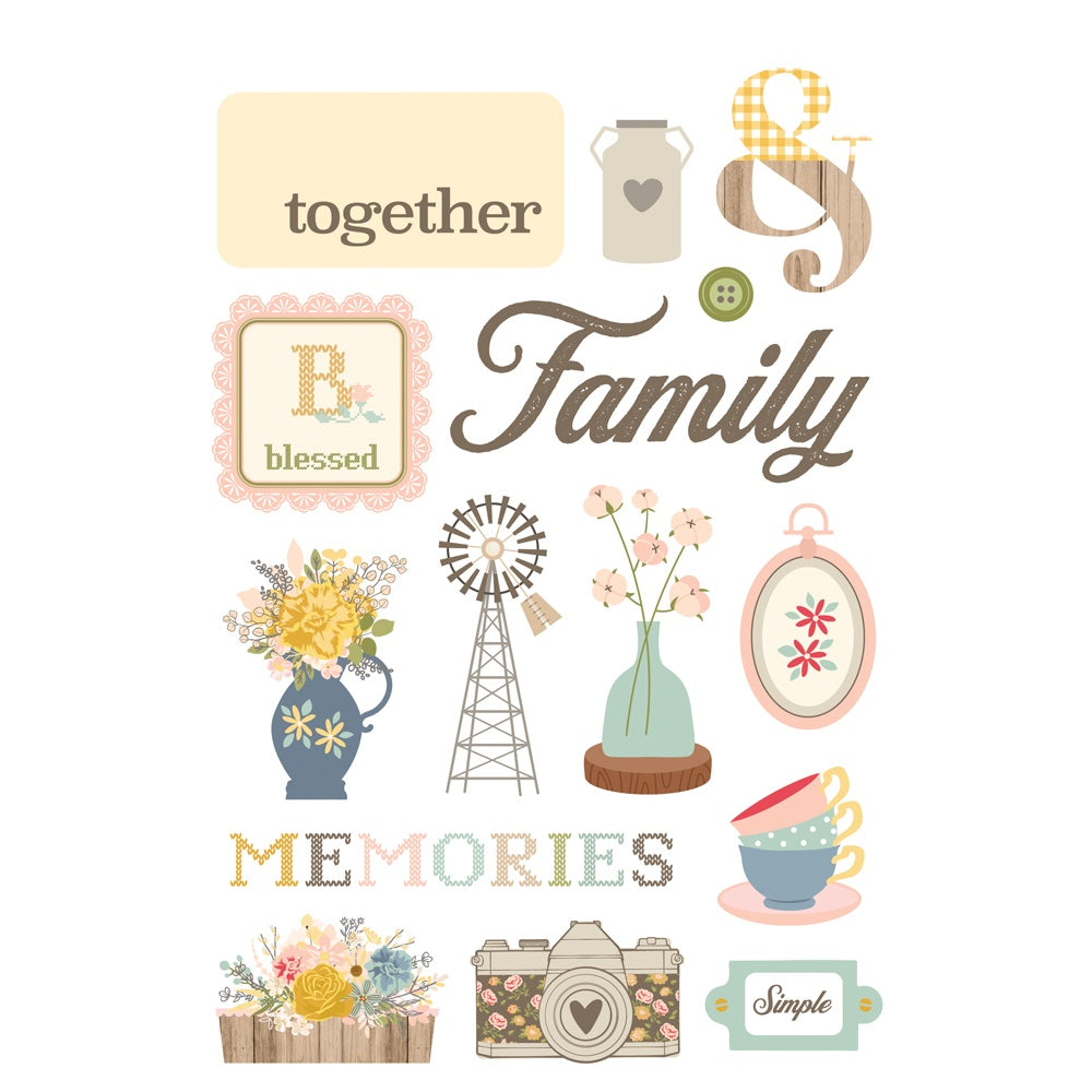 Simple Stories Front Porch Sticker Book