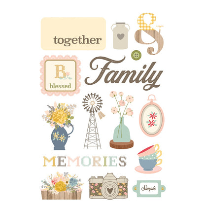 Simple Stories Front Porch Sticker Book