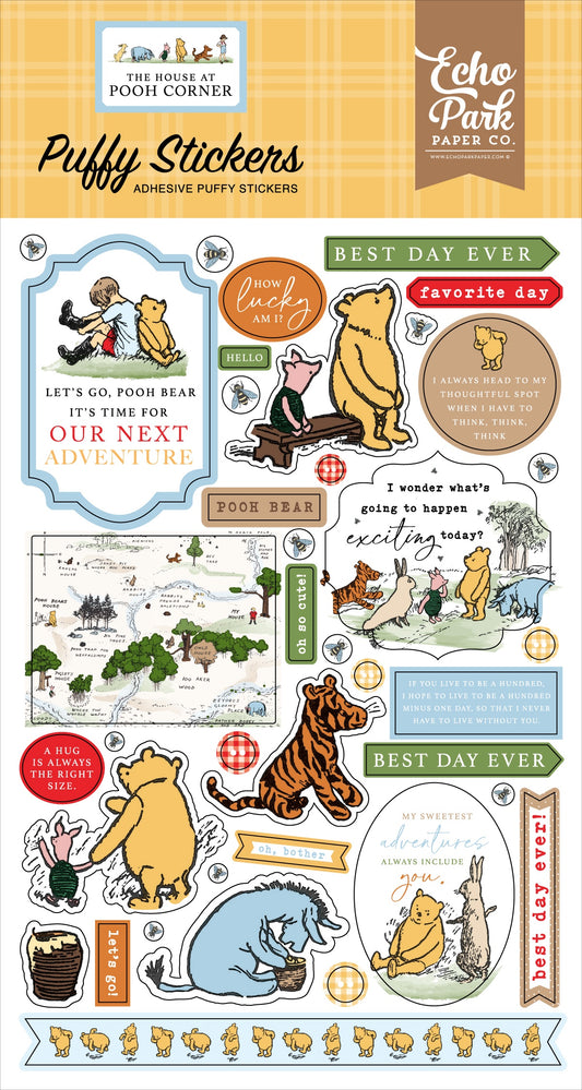 Echo Park The House At Pooh Corner Puffy Stickers