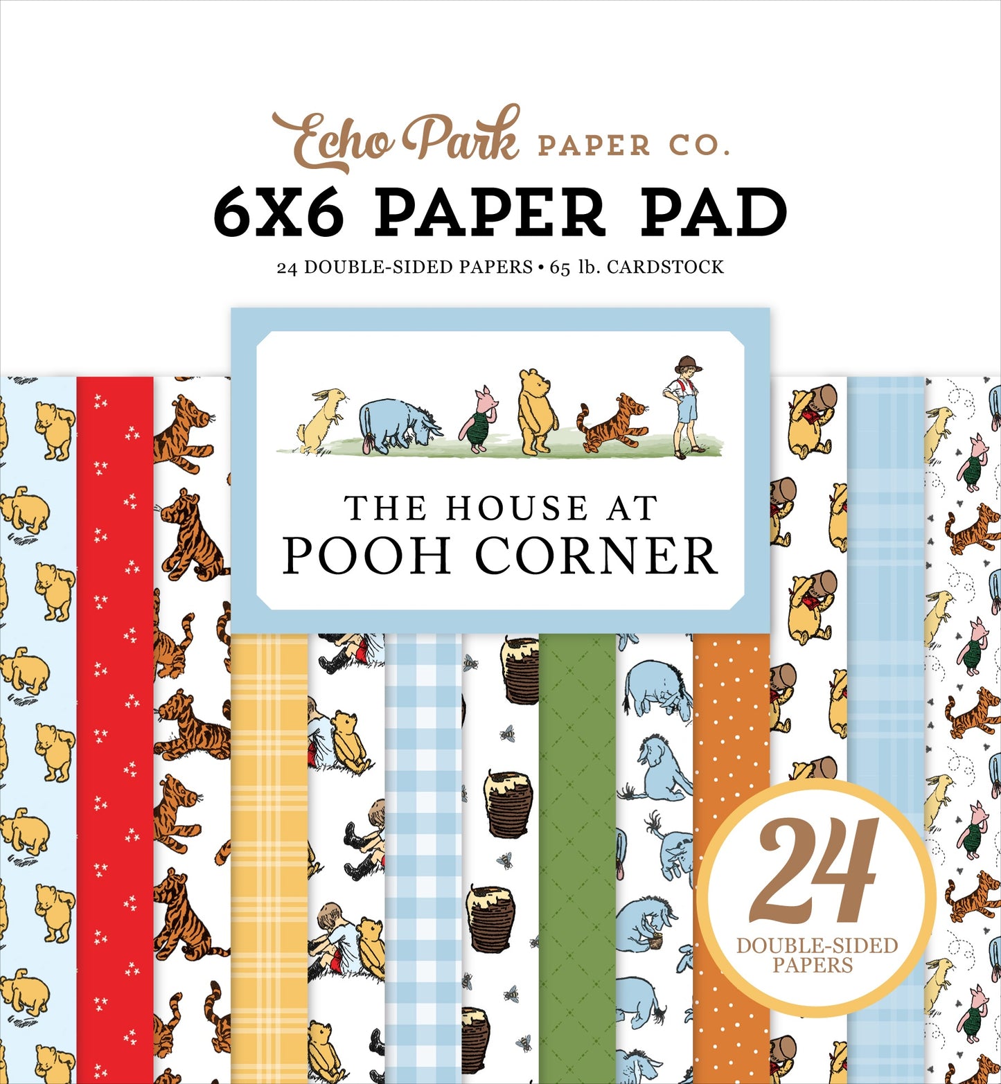 Echo Park The House At Pooh Corner Double-Sided Paper Pad 6"X6"