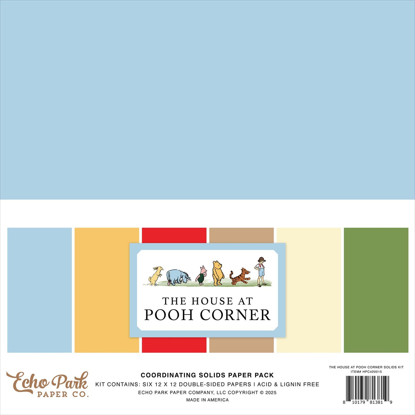 Echo Park The House At Pooh Corner Solids Collection Kit