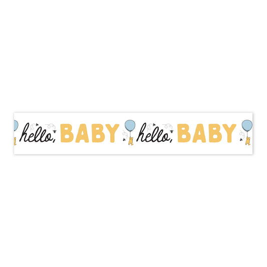 Echo Park Winnie The Pooh Baby Washi Tape 30'-Hello Baby Balloon