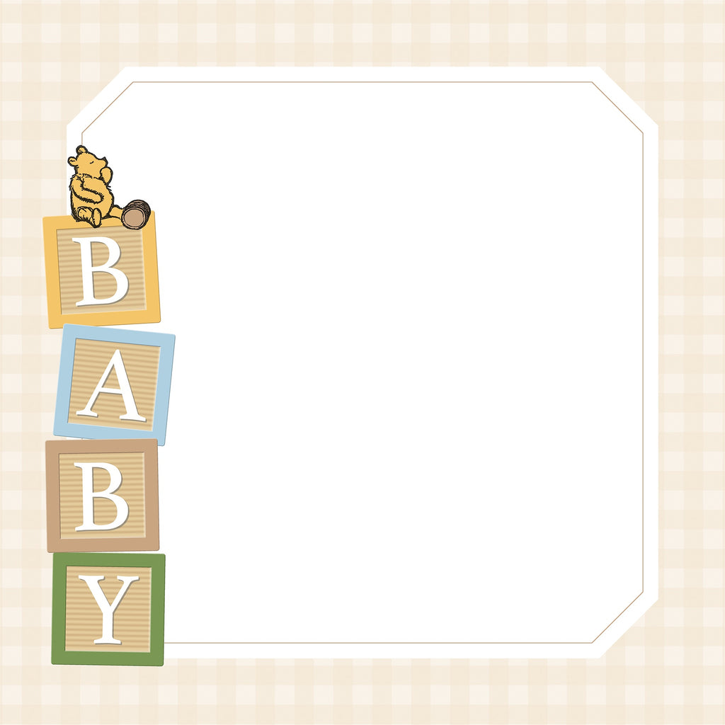 Echo Park Winnie The Pooh Baby  Paper-Welcome Baby