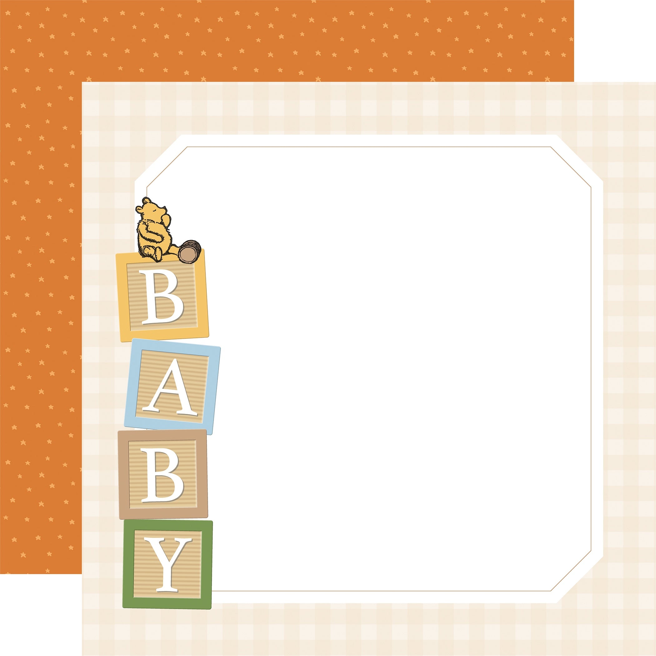 Echo Park Winnie The Pooh Baby  Paper-Welcome Baby