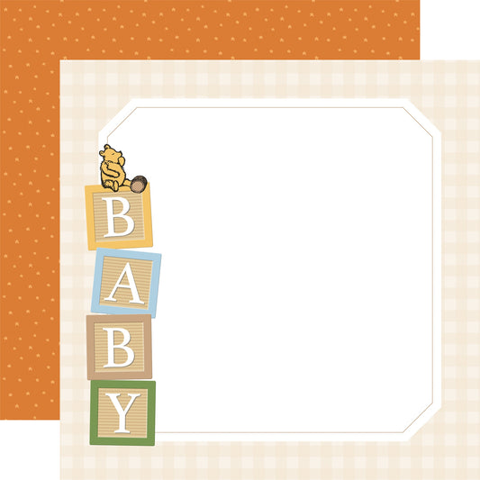 Echo Park Winnie The Pooh Baby  Paper-Welcome Baby