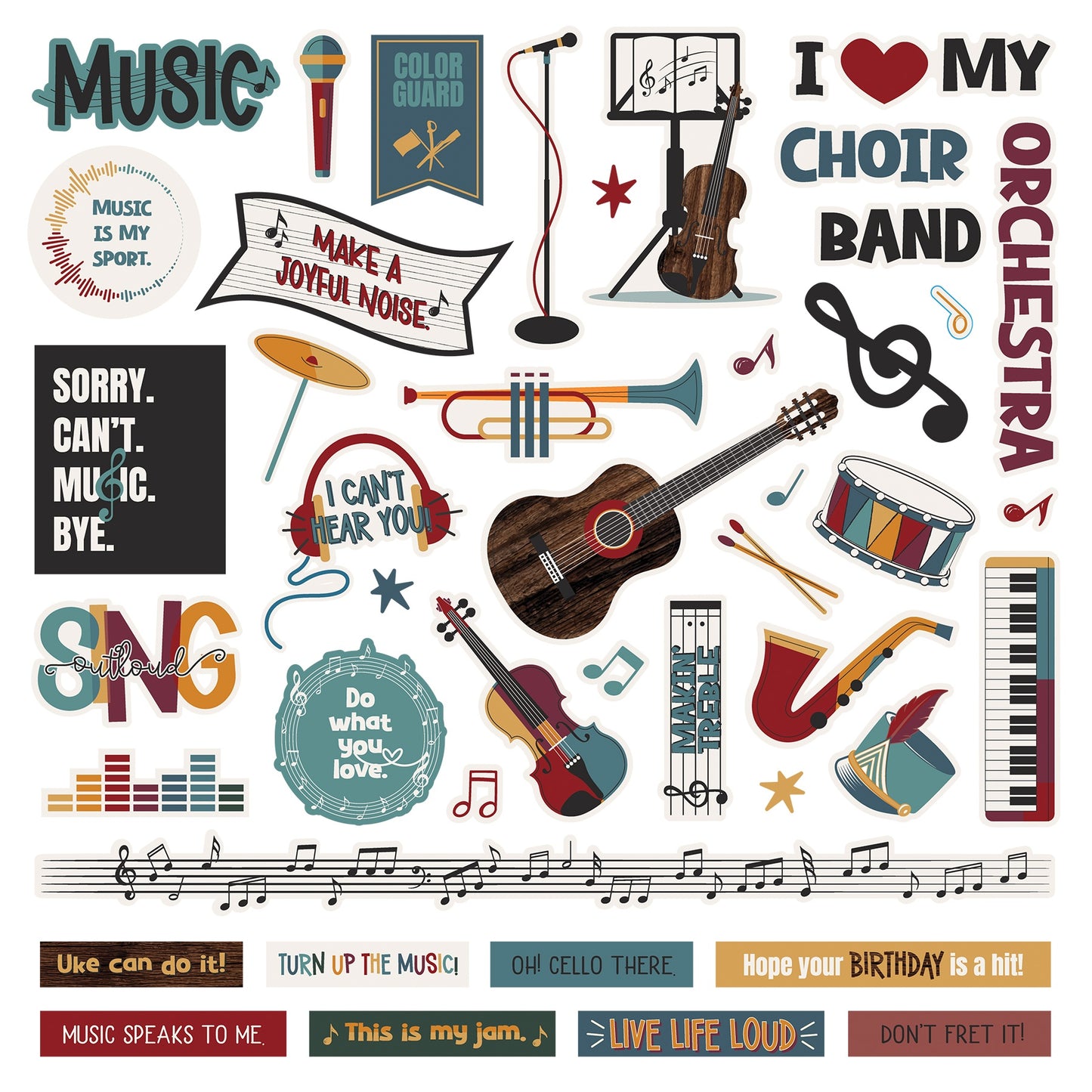 PhotoPlay Music Notes Collection Pack