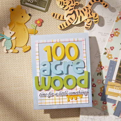 Spellbinders Etched Dies Say Cheese Classic Pooh Collection -Pooh's Alphabet, Numbers & More