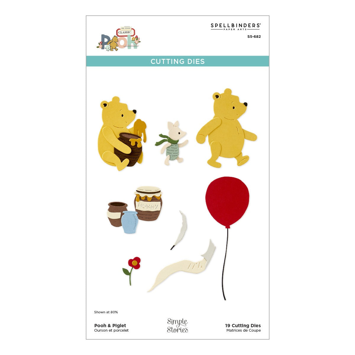 Spellbinders Die Bundle Say Cheese-Classic Pooh