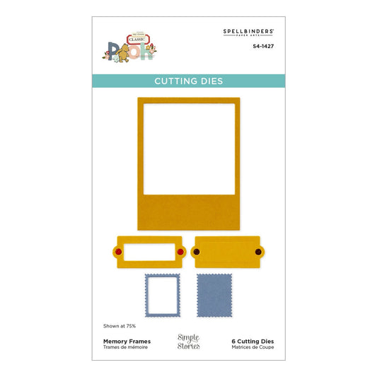 Spellbinders Etched Dies Say Cheese Classic Pooh Collection -Memory Frames