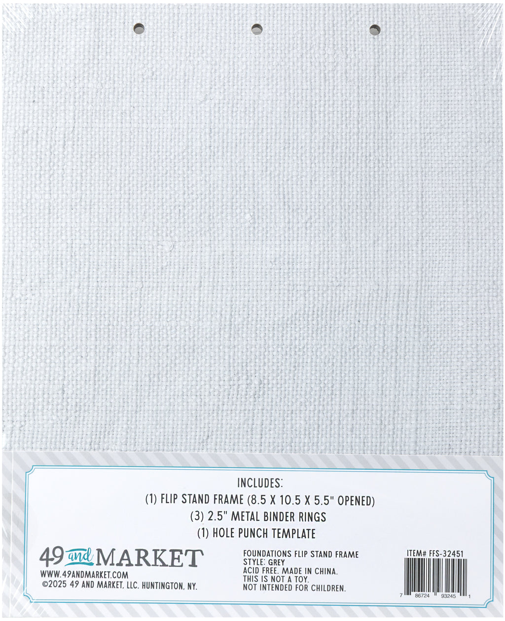 49 and Market Foundations Flip Stand Frame-Grey