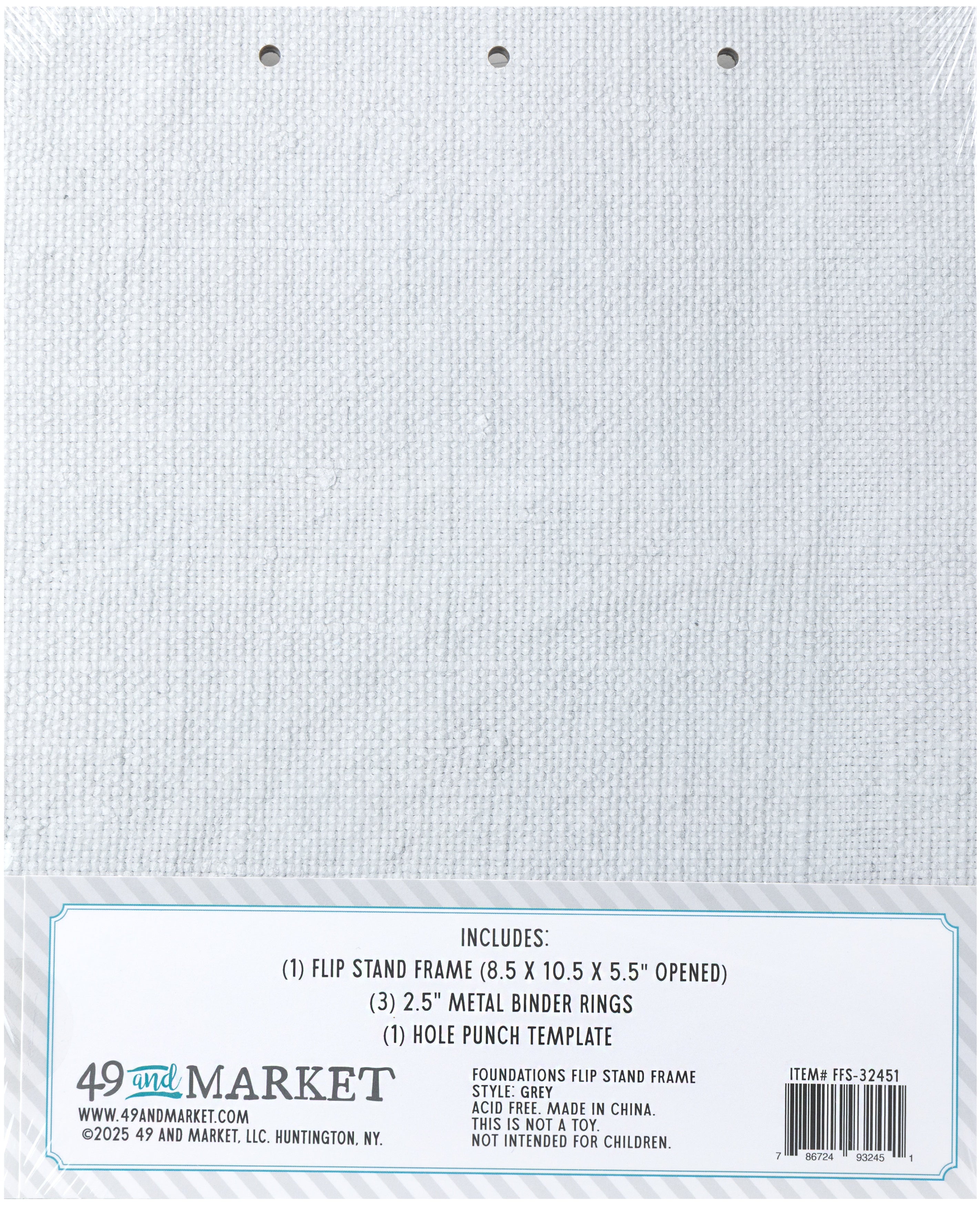 49 and Market Foundations Flip Stand Frame-Grey