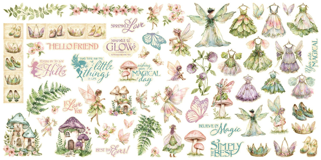 Graphic 45 Fairy Boutique Ephemera Set