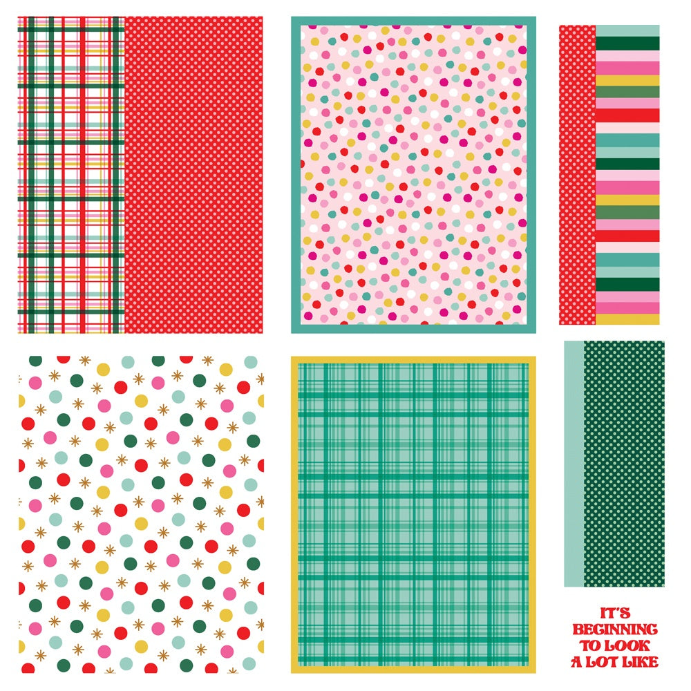 Simple Stories Hard Candy Christmas -Simple Cards Card Kit