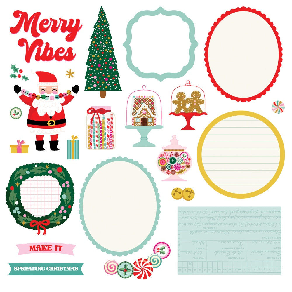 Simple Stories Hard Candy Christmas -Simple Cards Card Kit
